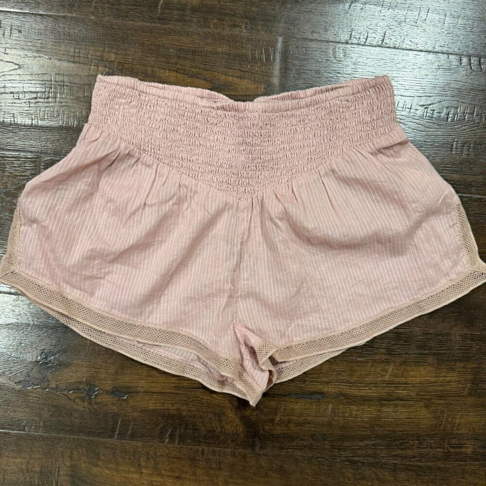 Free People Intimately Lucky In Love Shorts Relaxed Fit Lightweight Pink Size XS